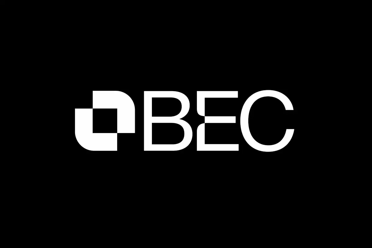 BEC集团反白logo