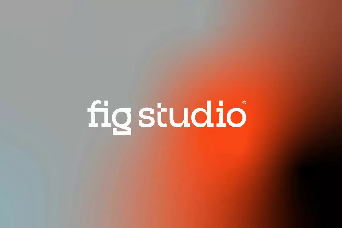 巴西Fig Studio设计机构反白logo