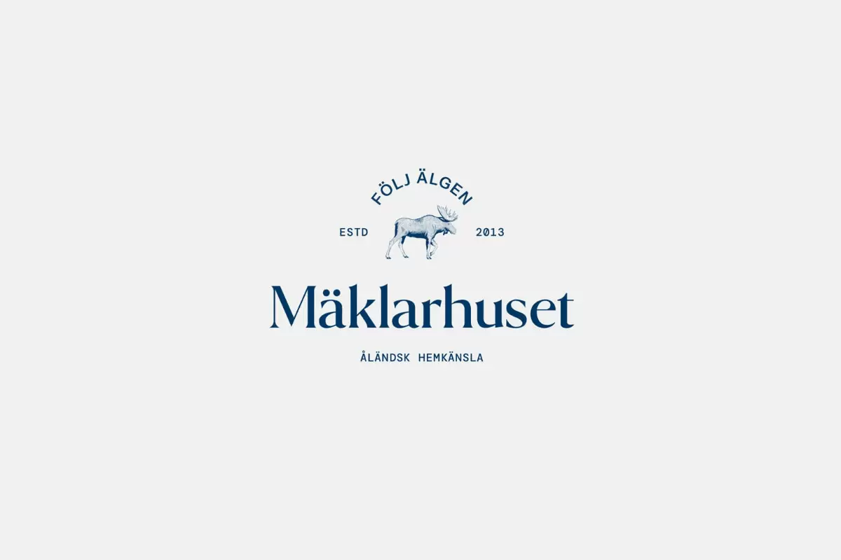 芬兰Mäklarhuset房地产logo