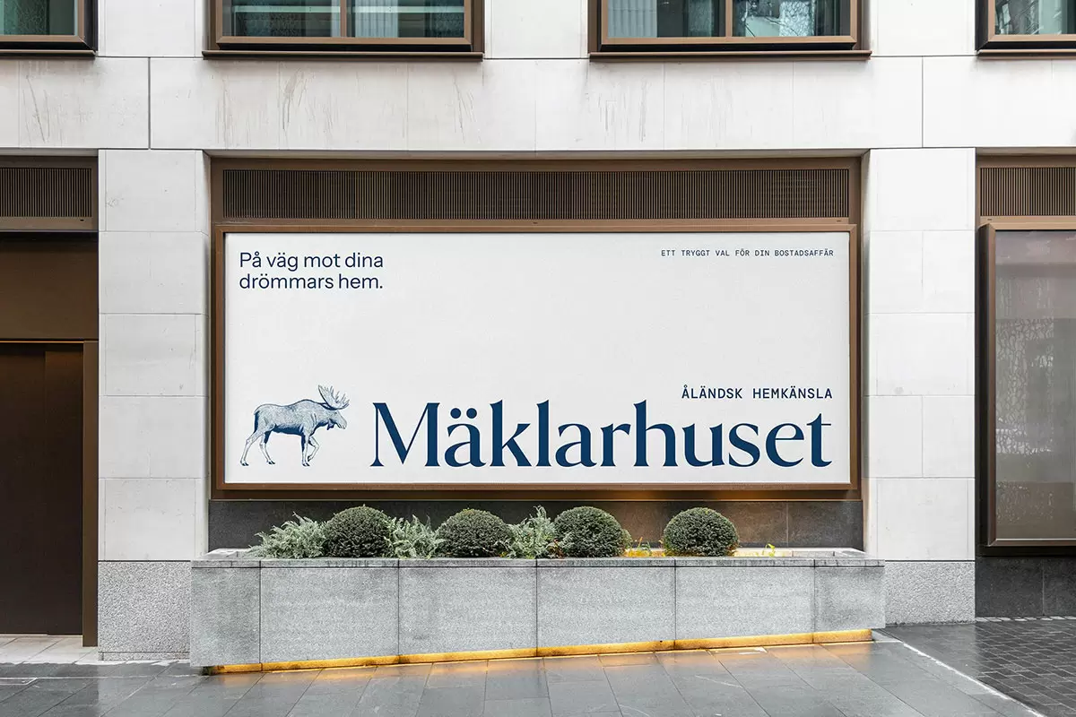 芬兰Mäklarhuset房地产海报