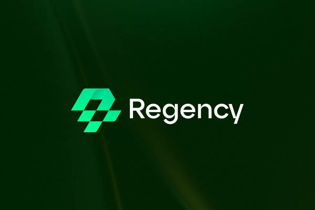 Regency科技反白logo