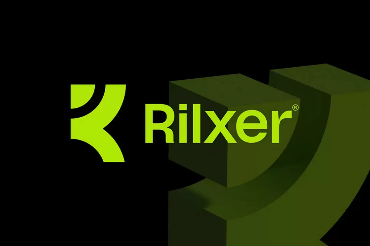 Rilxer自行车反白logo