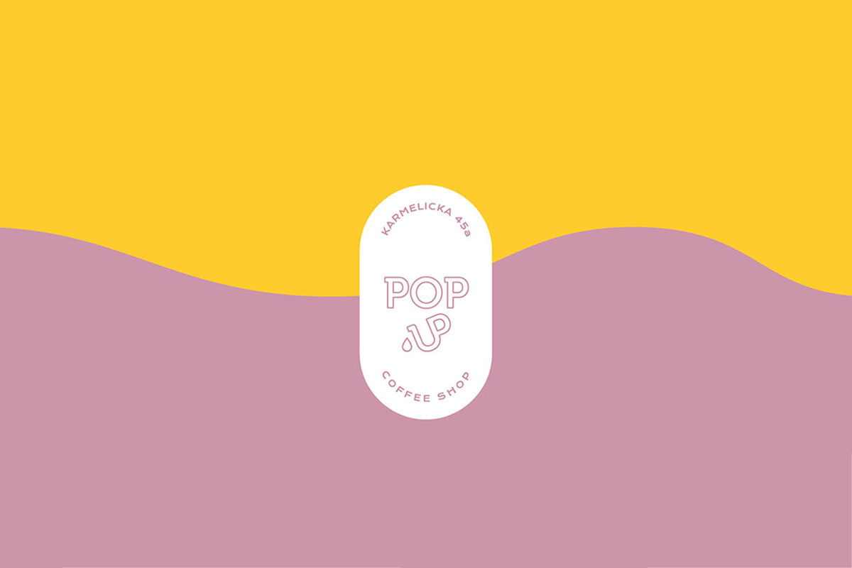 PopUp Coffee Shop咖啡店VI设计