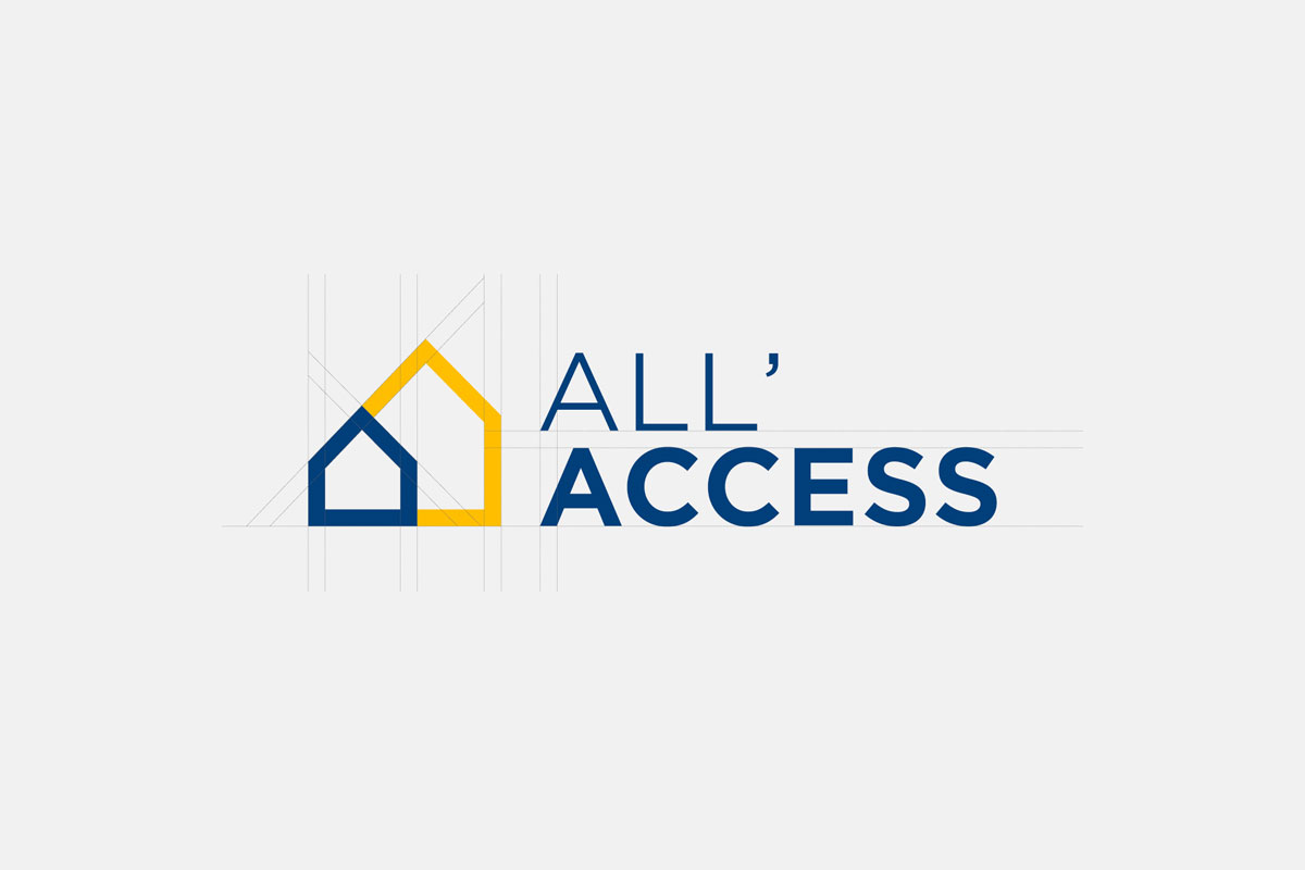 法国All'Access地产品牌形象设计案例-地产行业VI设计方案