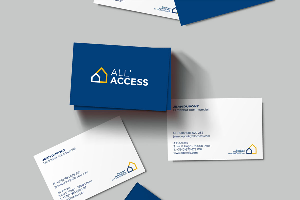 法国All'Access地产品牌形象设计案例-地产行业VI设计方案
