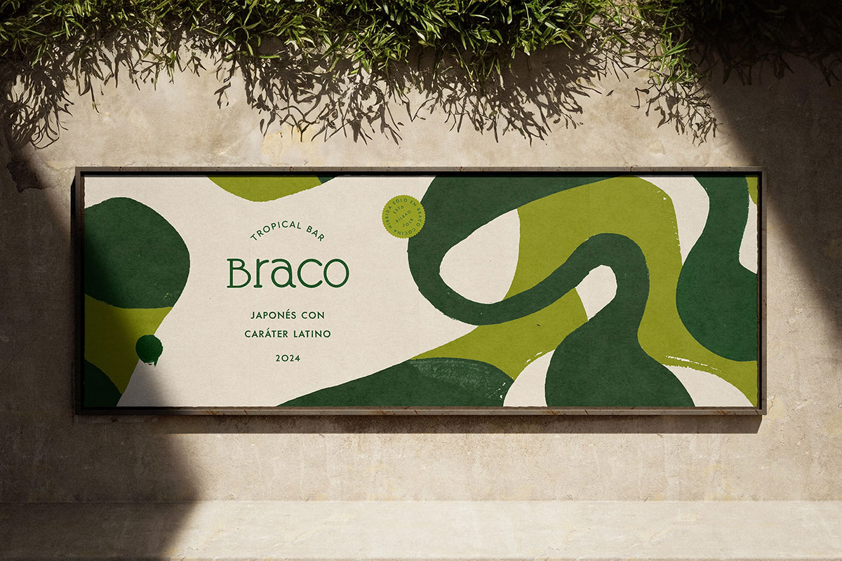 西班牙Braco餐厅品牌形象设计案例-餐饮行业VI设计方案