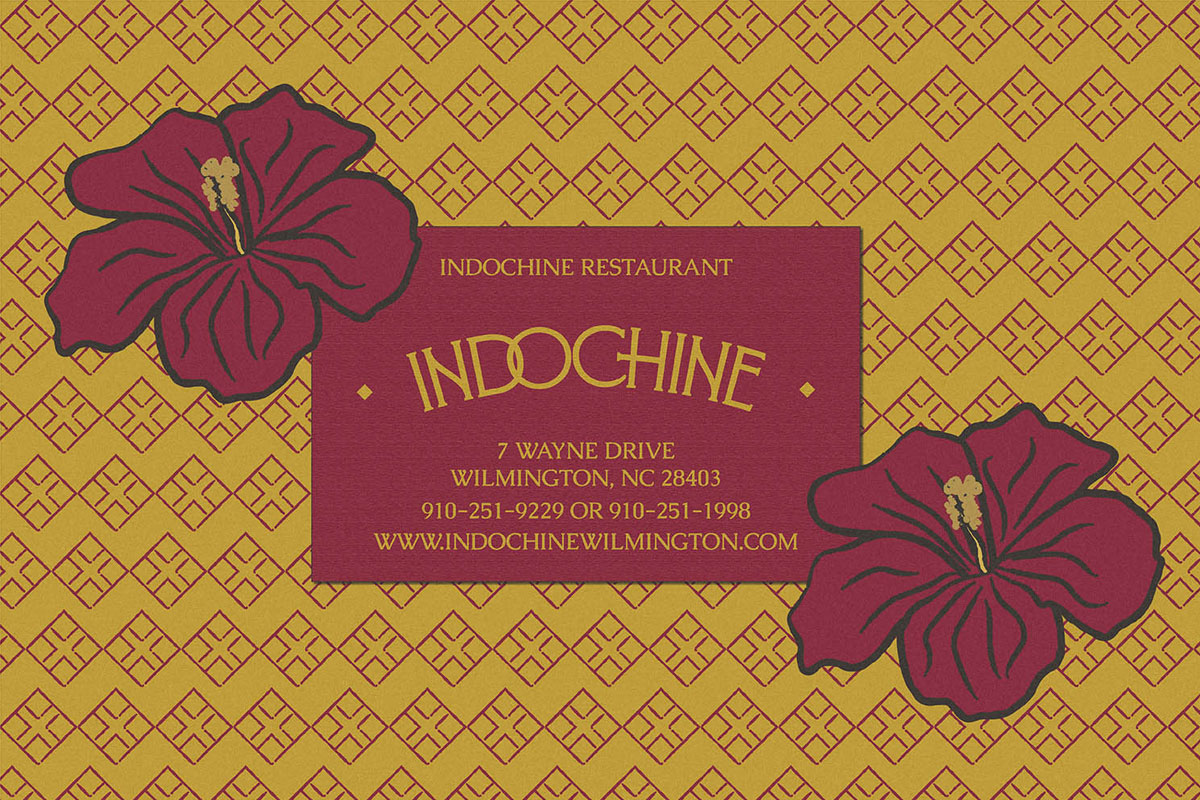 越南Indochine餐厅品牌形象设计案例-餐饮行业VI设计方案
