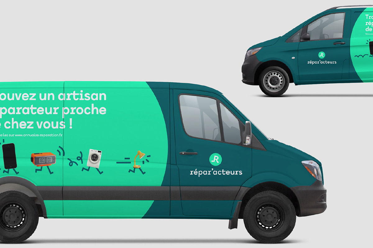 Répar'acteurs维修品牌形象设计案例-服务行业VI设计方案