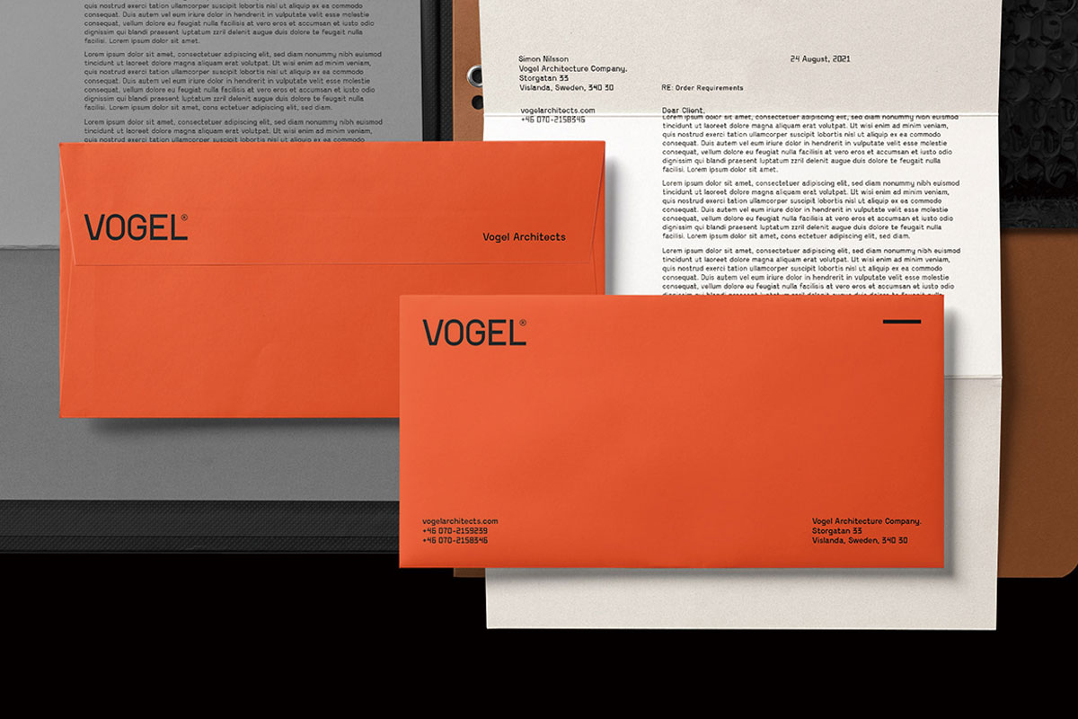 VOGELArchitects建筑事务所品牌形象设计-建筑行业VI设计方案
