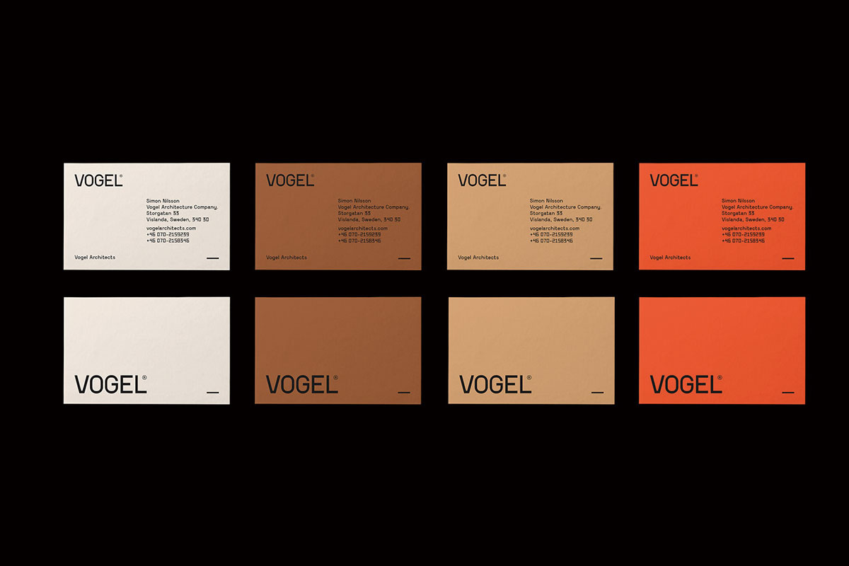 VOGELArchitects建筑事务所品牌形象设计-建筑行业VI设计方案