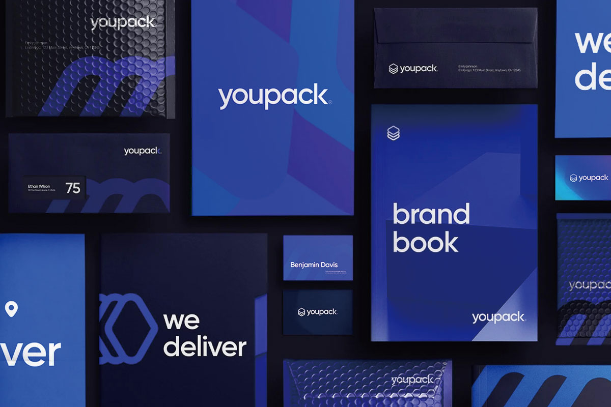 Youpack物流品牌形象设计-物流行业VI设计方案
