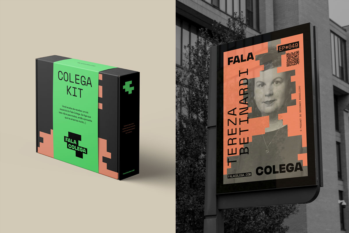 Fala Colega播客品牌形象设计案例-媒体行业VI设计方案