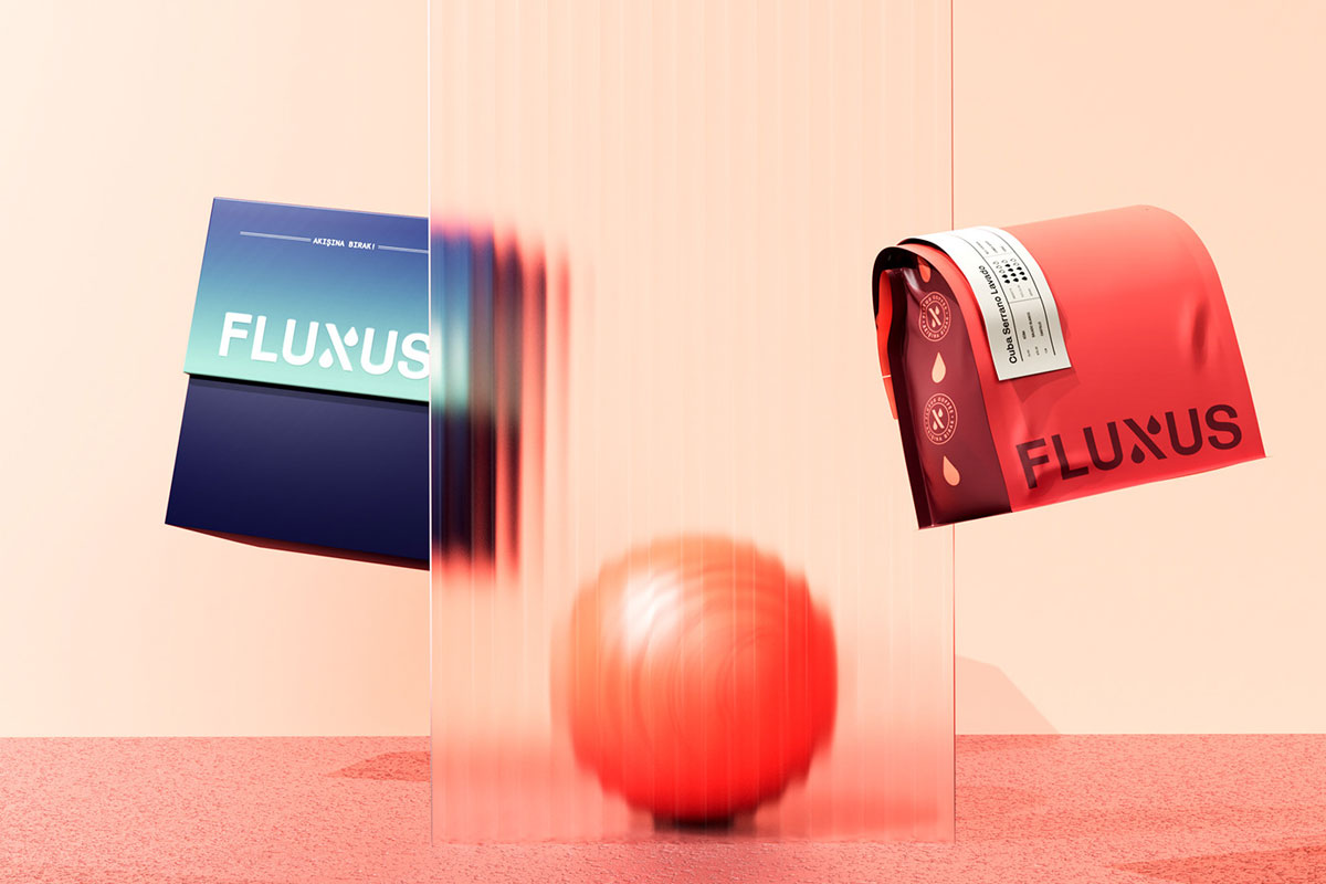 Fluxus咖啡品牌形象设计案例-食品行业VI设计方案
