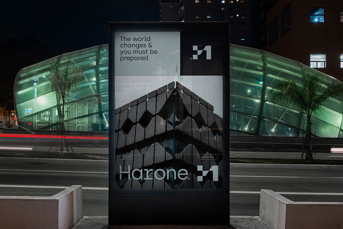 Harone房地产品牌形象设计案例-地产行业VI设计方案