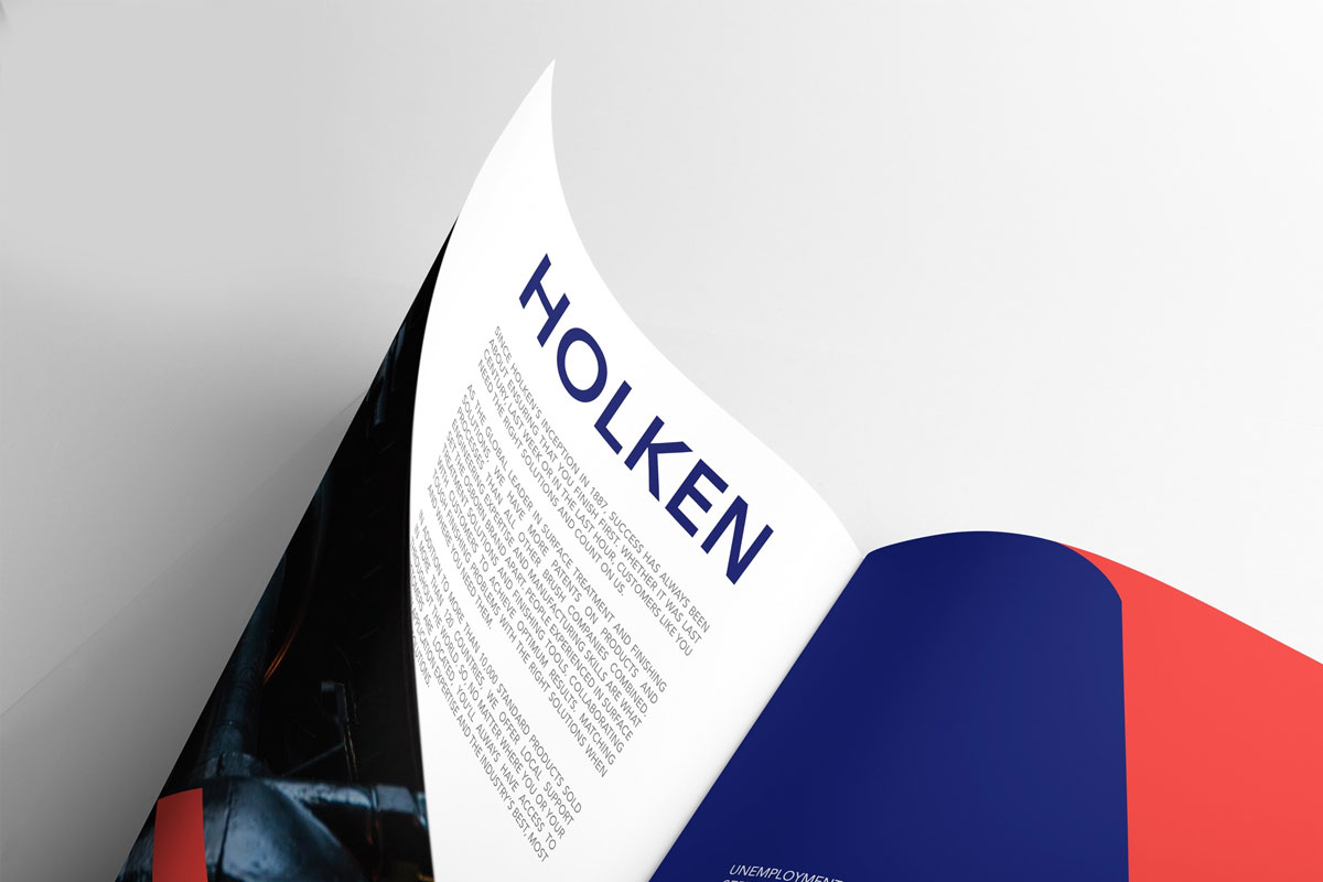 Holken工业品牌形象设计案例-制造业行业VI设计方案