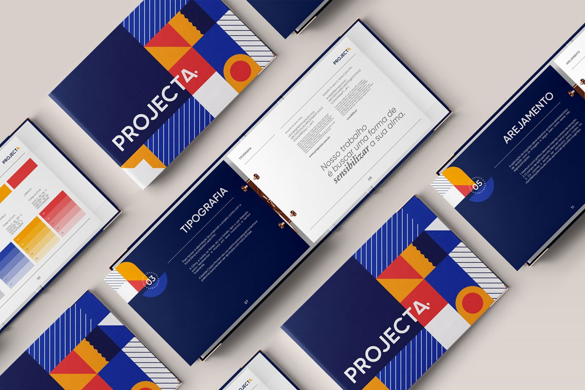 PROJECTA建筑品牌形象设计案例-建筑行业VI设计方案