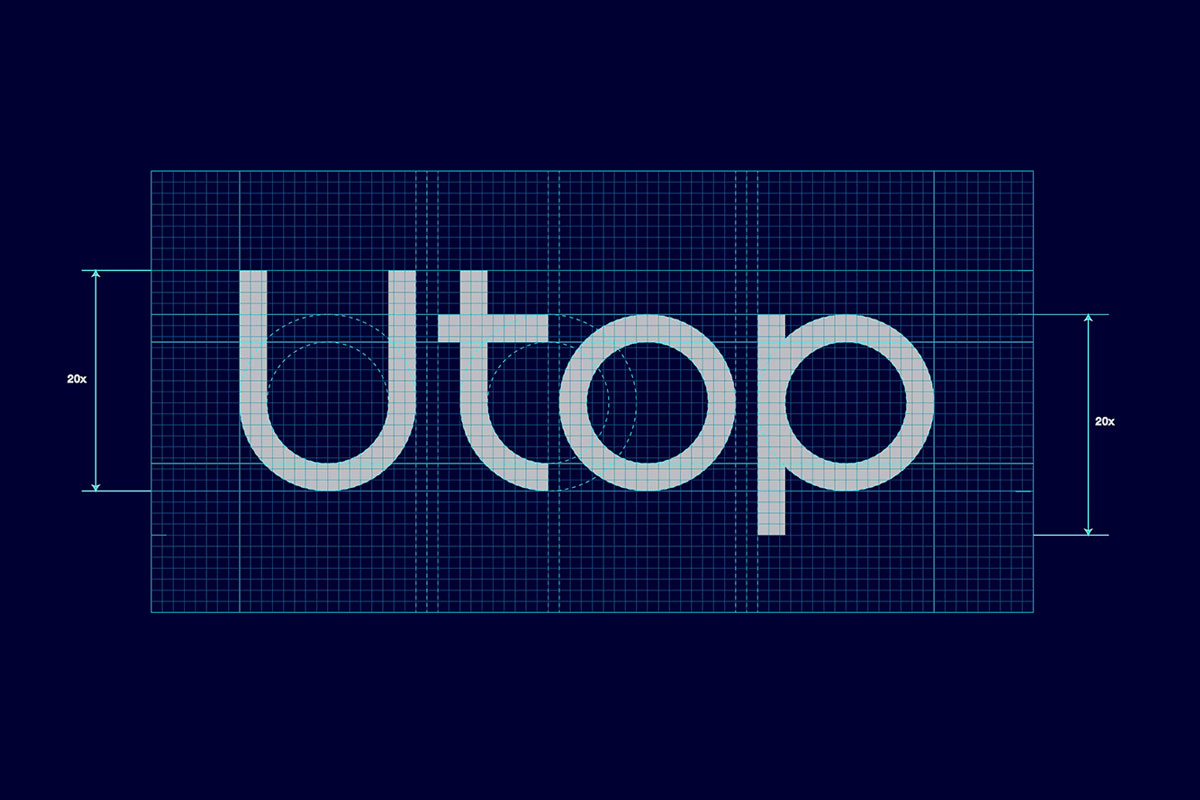 Utop软件品牌形象设计案例-科技行业VI设计方案