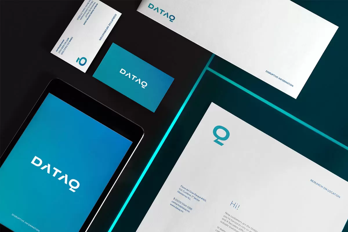 DATAQ数据平台品牌形象设计与VI设计