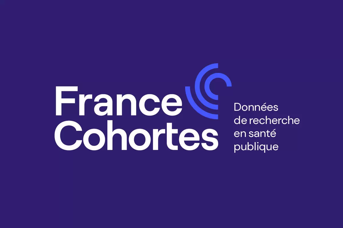 France Cohortes医疗反白logo