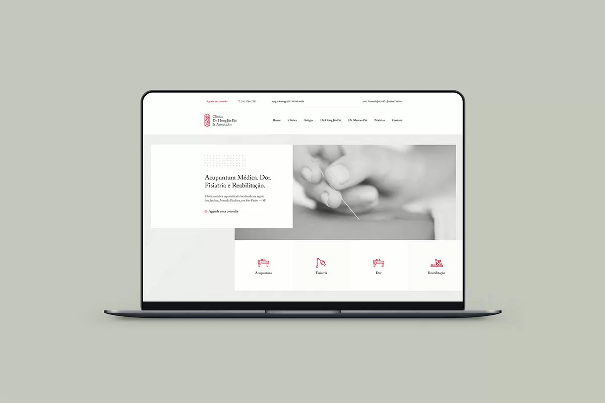 Hong Jin Pai针灸诊所网站