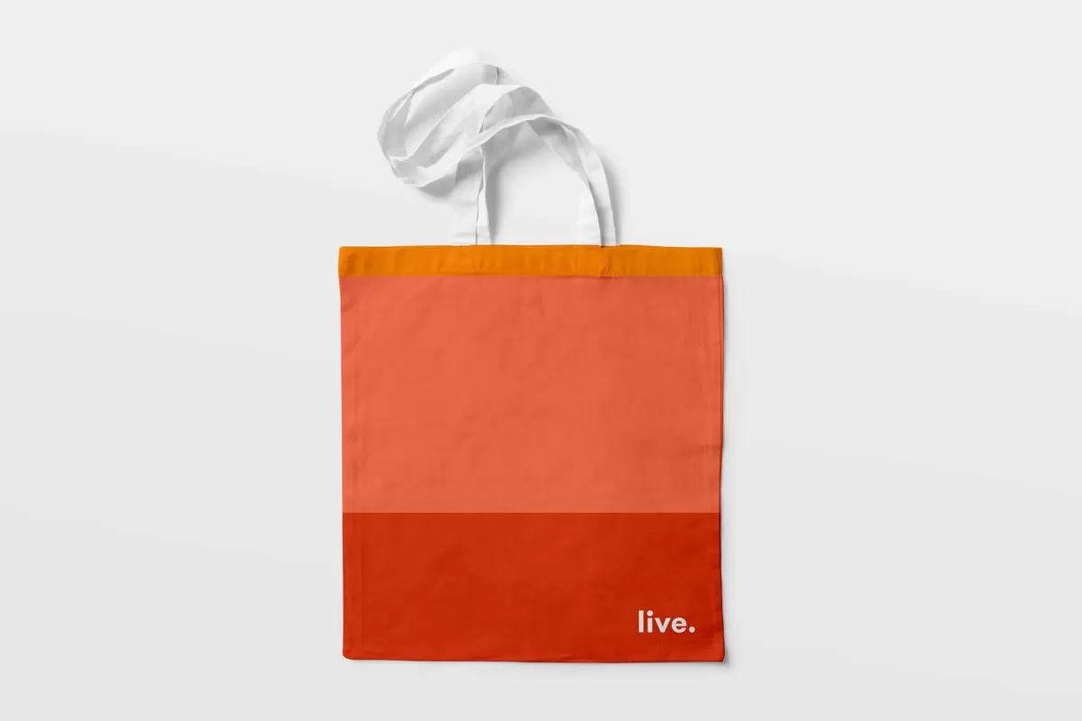 Live食品帆布袋