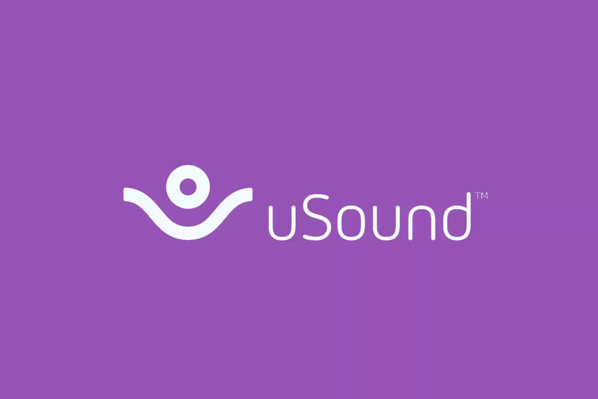 uSound音响反白logo